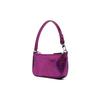 By Far Rachel 18 Zipper Closure Goat Leather Mini Handbag Women handbags Metallic-Purple 23CRMIRAFCHDDLSMA