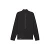 Puma Solid Color Sports Running Casual Stand Collar Long Sleeve Jacket Men Jackets Black 524984-01