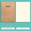 A5 Kraft Paper Stitched Notebook for Chinese, Math, and English Practice