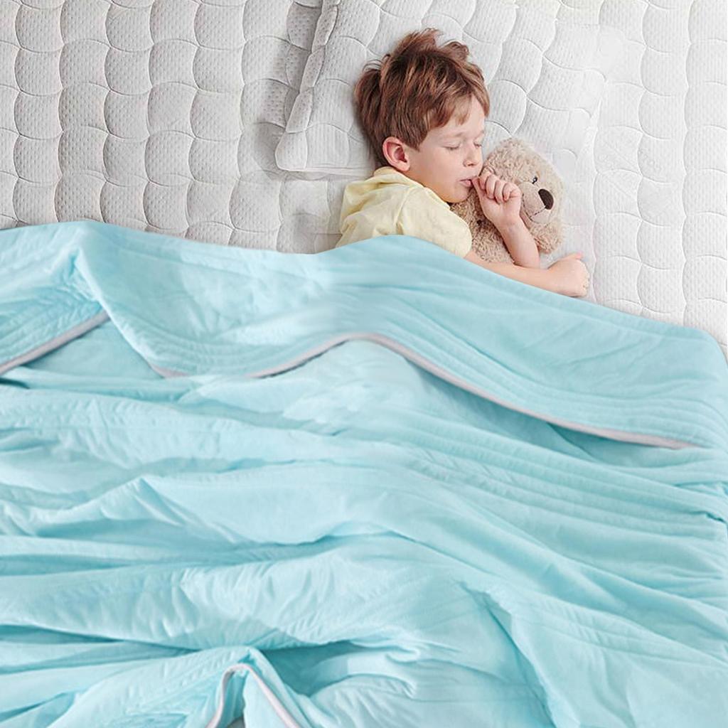 Kühlende Decke Bettwäsche Sommerdecken Weich Mode Tragbar Feuchtigkeitsableitende Kühlende Decke Für Camping Outdoor Picknicks