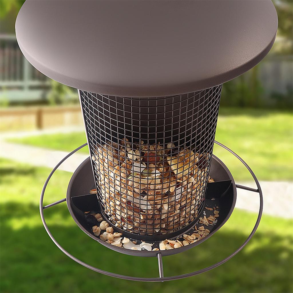 Outdoor Garden 2,in,1 Hanging Bird Feeder , Squirrel,Proof Auto,Dispensing  Compartment Feeder For Backyard Patio