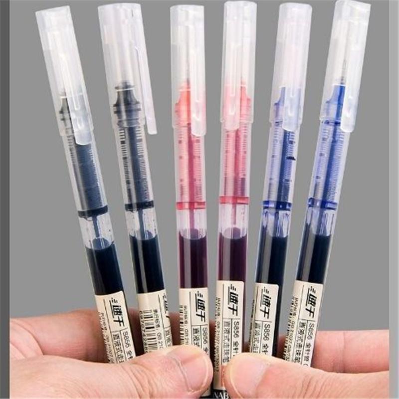 Schnell trocknender, gerader, flüssiger, voller Nadelschlauch, 0,5 Kohlenstoff-Wasserstift, Schule, Büro, Schreibbedarf, Studenten-Briefpapier, Schulbedarf