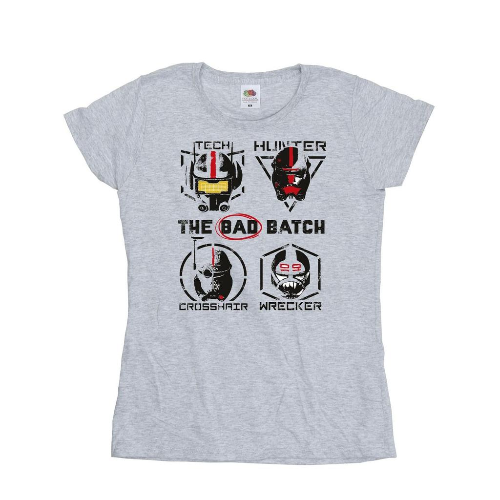 Star Wars: Bad Batch Womens/Ladies Clone Force 99 Cotton T-Shirt