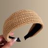 Headwear Knitted Headband Non Slip Hair Hoop New Wide Hair Band  For Women Girls