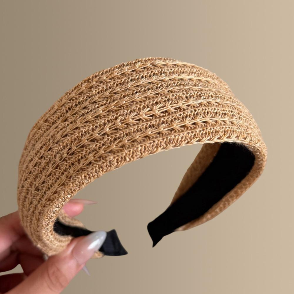 Headwear Knitted Headband Non Slip Hair Hoop New Wide Hair Band For Women Girls