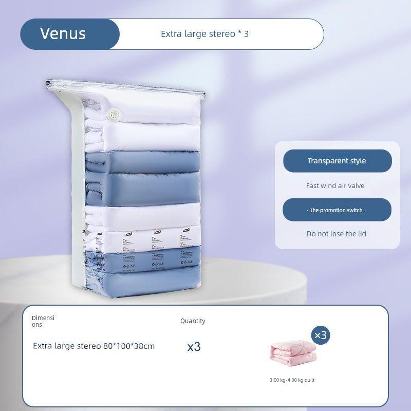 Taili Air-Free Vacuum Storage Bag Compression Bag Vacuum Bag Thickened Bag Travel Moving Clothes Quilt Storage