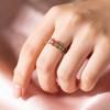 Colorful Stackable Rings with Artistic Design Hip Hop Adjustable Finger Jewelry Accessory Suitable for Various Occasion