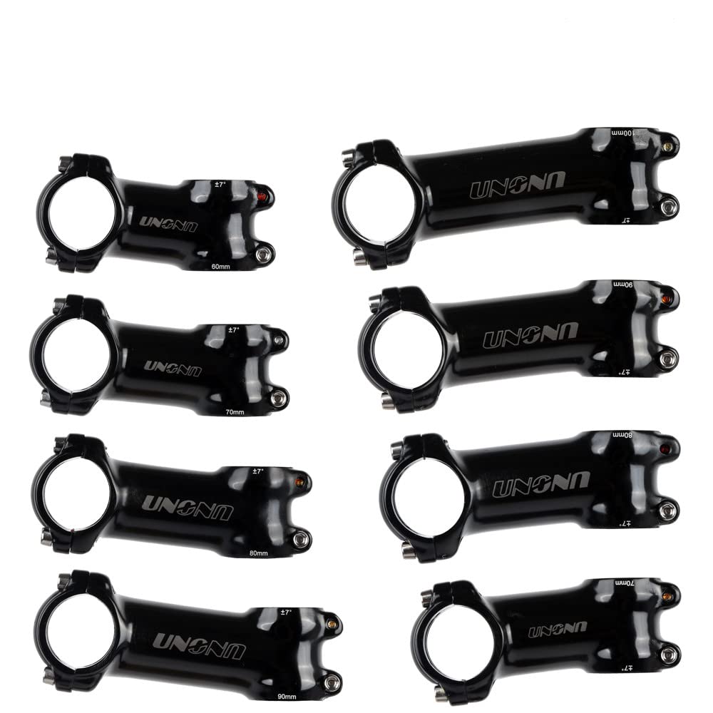 7x17 Bicycle 35° 31.8mm Stem, Glossy, Ultra-Lightweight, 60/70/80/90/100/110/120/130mm (110mm, 35°)