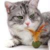 1PC Cat Mint Ball Feather Catnip Ball Self Cleaning Teeth Grinding Ball Feather Toy Ball Pet Toys Cat Supplies Pet Cleaning Tool