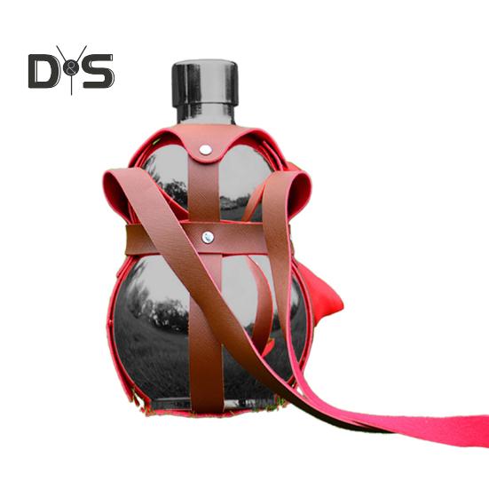 

Бутылка для воды из тыквы 1500 мл, чайник из нержавеющей стали, большая емкость, спортивная дорожная бутылка для спортзала, бутылка для воды в китайском стиле в стиле ретро для обезьяны чёрный