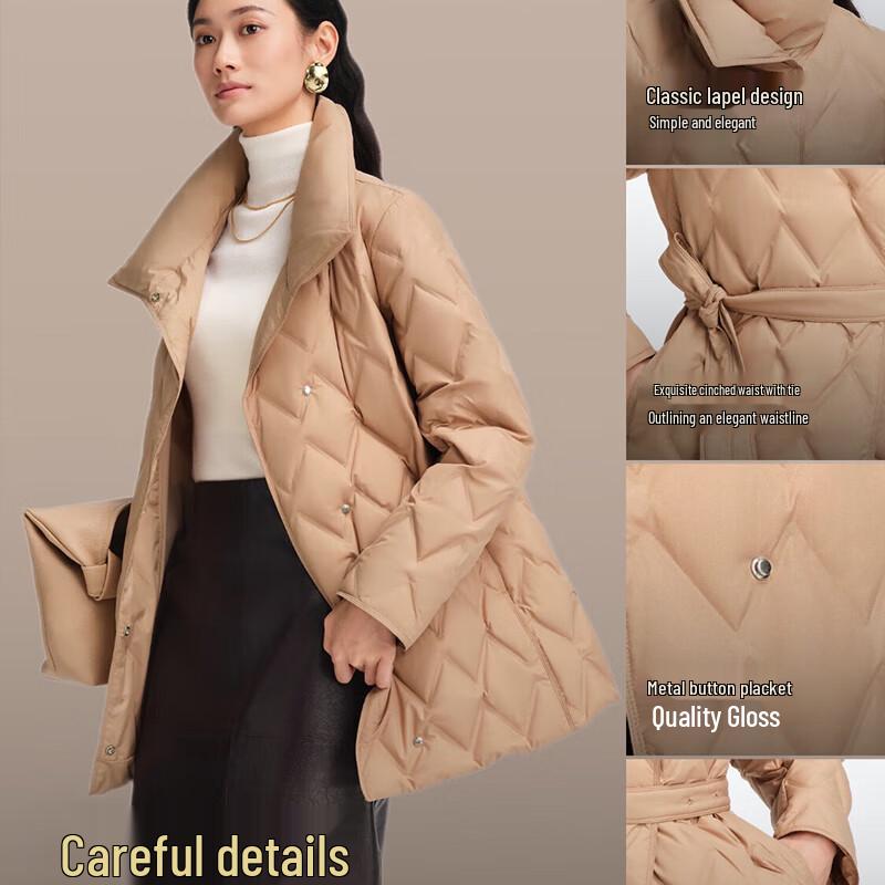 BOSIDENG B250134142 Collared Commuter Down Jacket