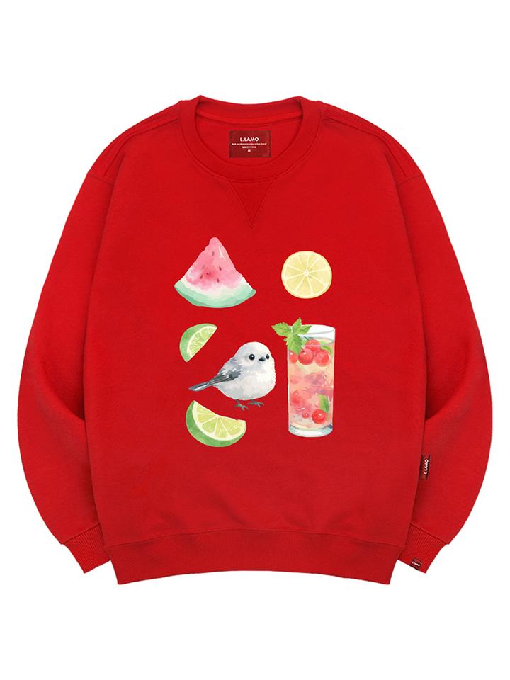 Ellamo Fruit-Tit Sweatshirt Unisex Big Size S~4Xl (B Type)