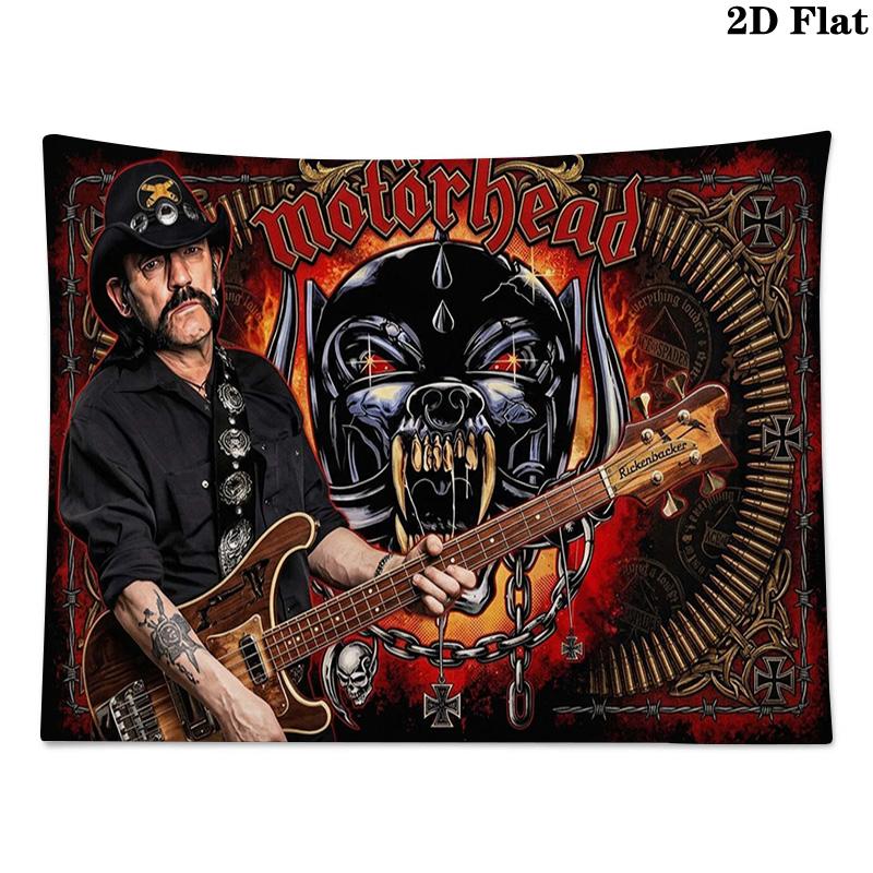 Tapestry Motorhead Estetyczna Dekoracja Ścienna Drukowany Materiał Koc Dekoracyjne Tapiserie do Sypialni Salonu Wystrój Domu