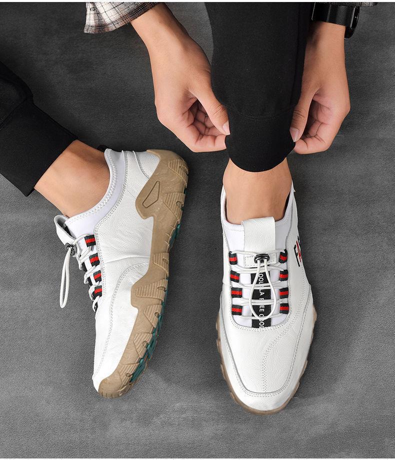Spring New Casual Shoes Leather Shoes British Shoes Sports Style Casual Shoes