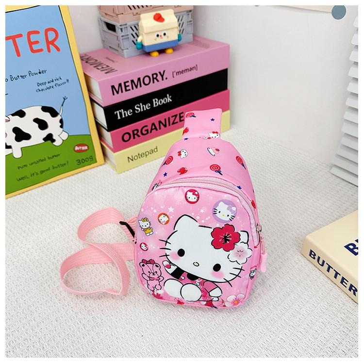Adorable Cartoon Kids Crossbody Bag Lightweight Nylon For Girls In Trendy Styles