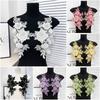 Embroidery Lace Flower Stickers Bead Colored Applique DIY Embroidery Lace  DIY Projects