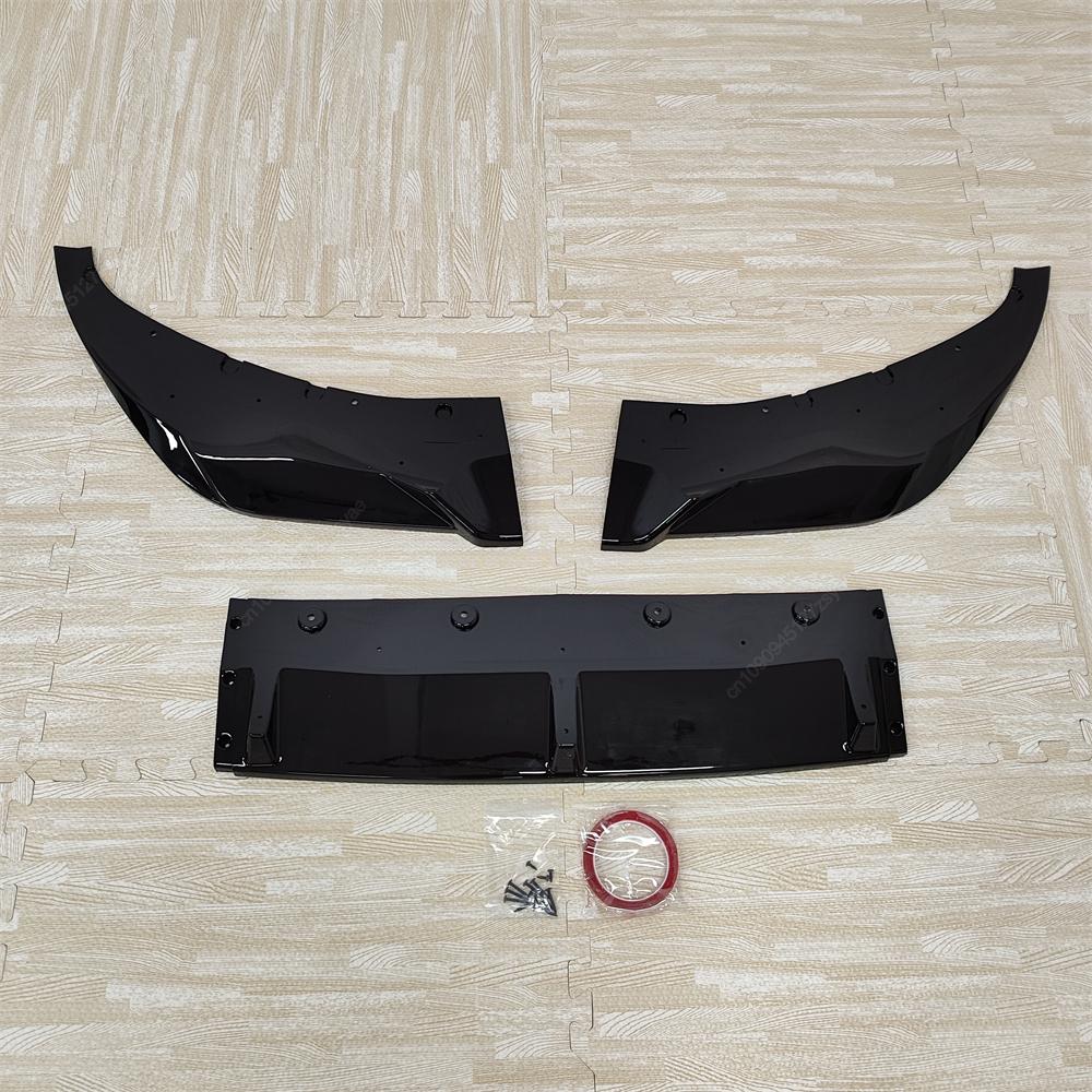 MP Style Car Front Bumper Splitter Lip Spoiler For BMW 7 Series G11 G12 740i 750i Li M760Li M-Sport 2019-2025 Facelift Bodykits