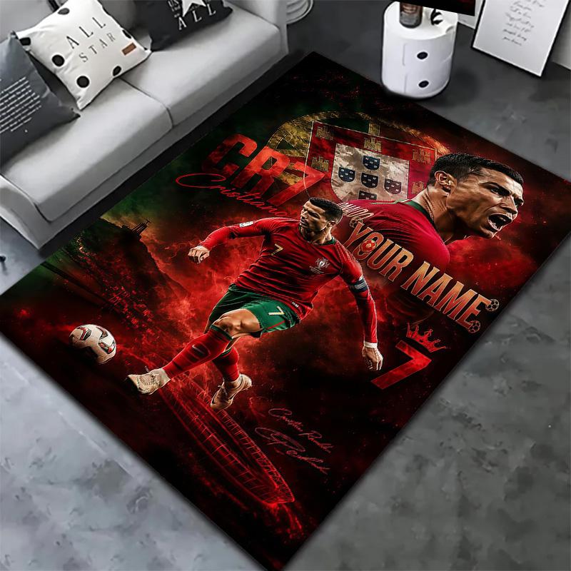Cr7 Custom Name Carpet Rug For Living Room Bedroom Home Sofa Decoration Kids Play Nonslip Floor Mat