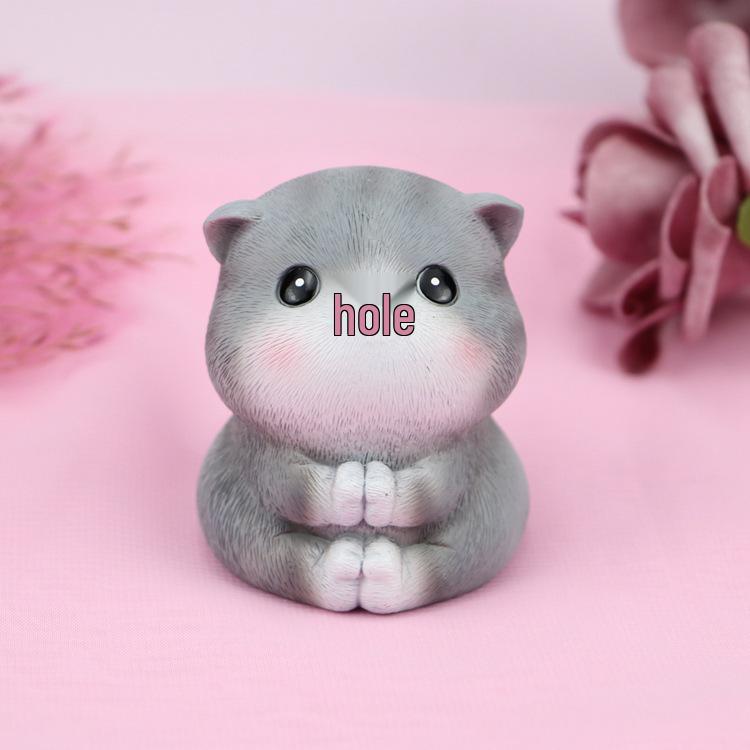 Nis Wind Personalized Cute Cat Cake and Car Ornament Nyanika Series