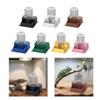 Automatic Reptile Water Dispenser Sturdy Plastic Feeding Container Reusable Hydration Bowl for Turtle Tortoise Gecko Terrarium