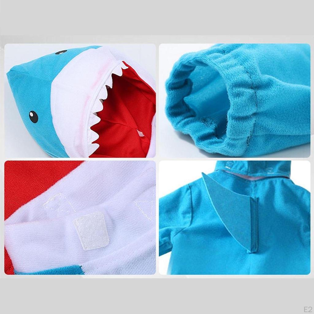 Shark Costume for Children Animal Cosplay Party Favors Supplies Halloween