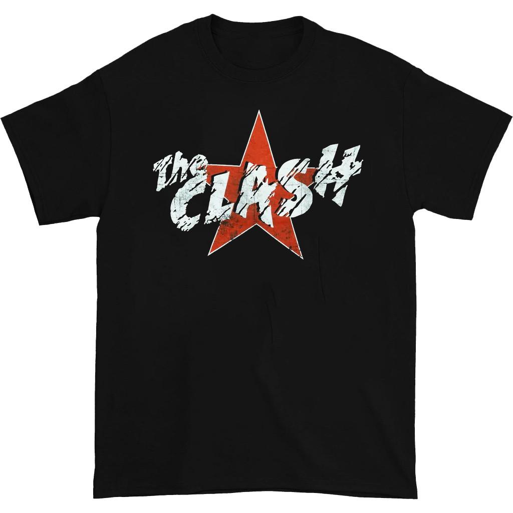 Vtg The Clash Band Black Gift For fans Unisex Shirt XXL