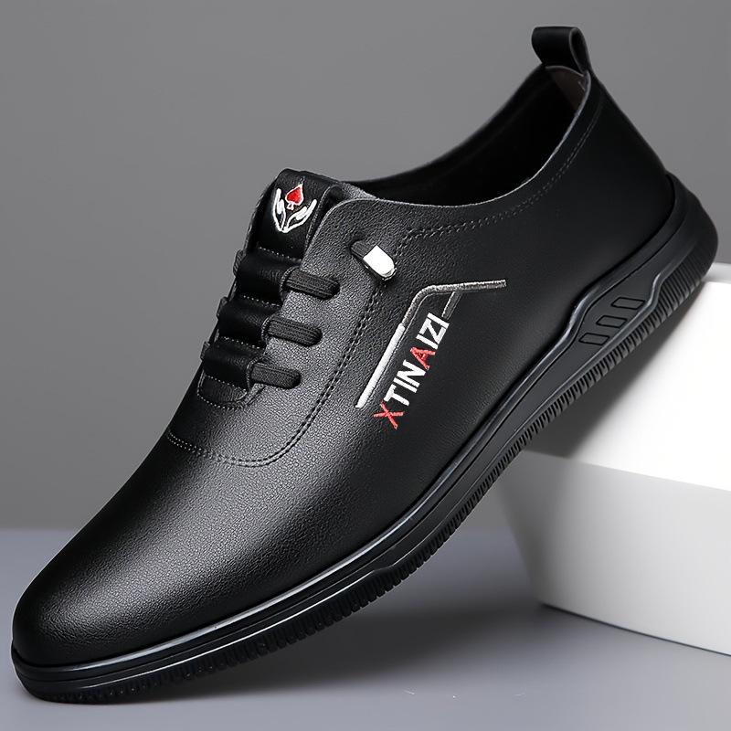 Soft Leather Men's Shoes Soft Sole Men's Business Casual Shoes One Pedal Hundred Tower Light Beanie Shoes Dad Shoes Men's Shoes