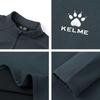 Kelme Men's Long Sleeve Sportswear, Stylish, Loose Fit, Casual, Fall/Winter Shirt (Black, 2XL)