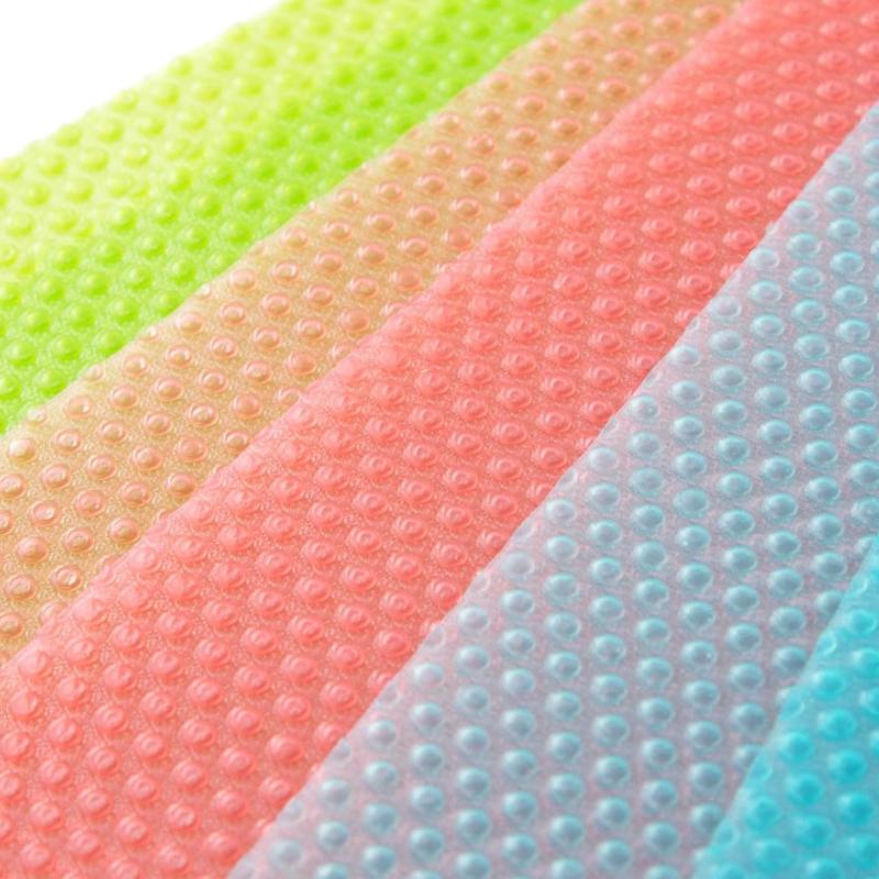 4Pcs 29*45Cm Waterproof Refrigerator Liner Washable Mildew Kitchen Pad Anti-Oil Cabinet Drawer Placemat Heat-Insulat Fridge Mat