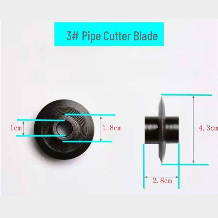 Heavy-Duty Manual Rotary Pipe Cutter for Steel, Gas, Fire, and Scaffold Pipes