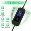 22KW 32A Type 2 Electric Vehicle Charging 5M Cable Ev Charger Ev Charge Current Auto Adjustable with 3 adapter cables