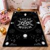 Dark Occult Pentagram Ritual Theme Indoor Rug Allseason Carpet For Bedroom Study Home Decor Halloween Gift