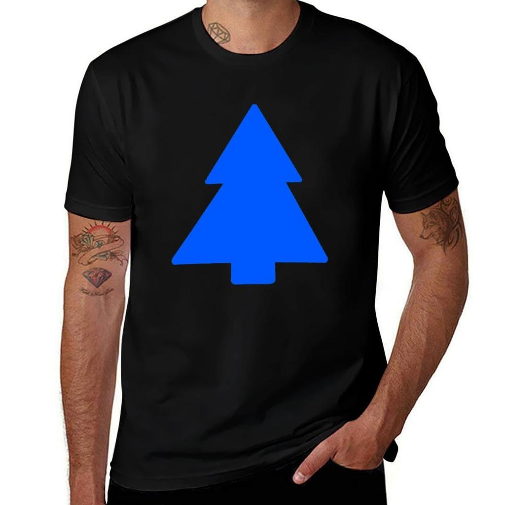 Dipper Pine Tree TShirt Big and Tall Gym TShirt