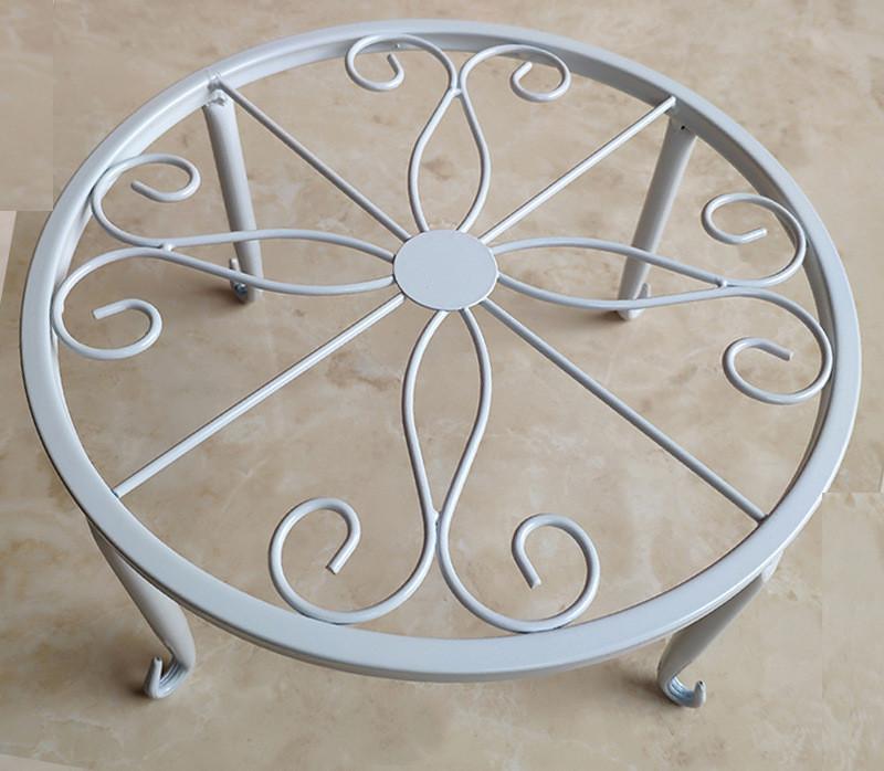 Metal Potted Plant Stands Duty Rustproof Iron Round Flower Pot Stands Indoor Outdoor Plant Holder Support Rack Plant Stand Rack
