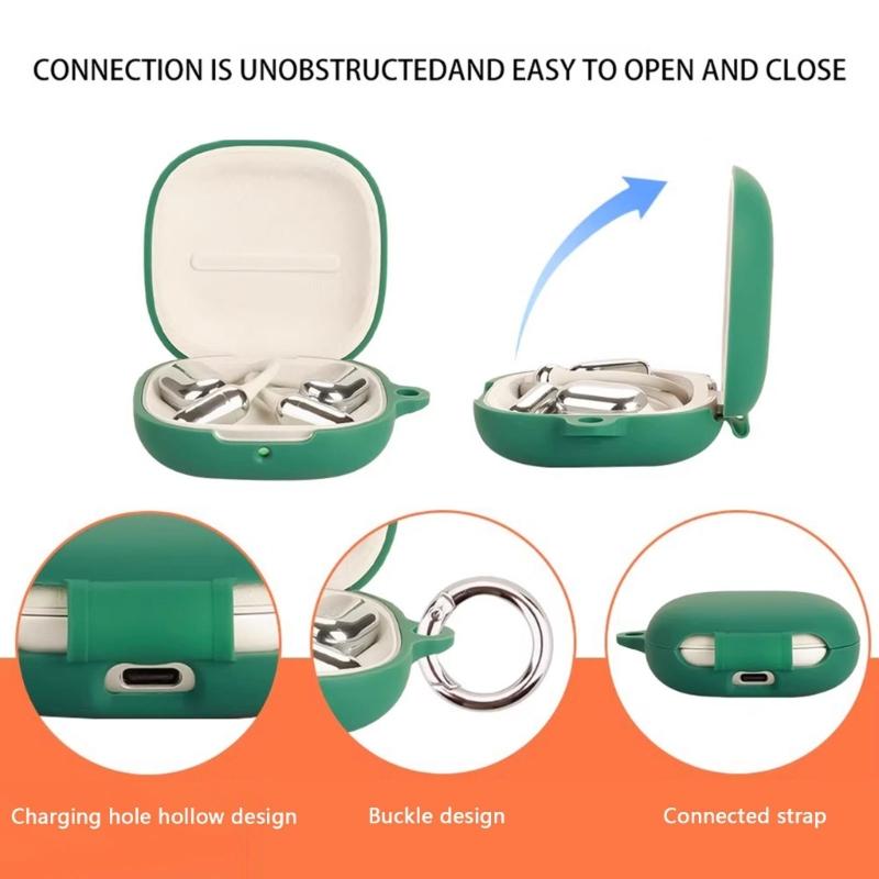 Headphone Cover Shockproof Soft Wrap Case Skin Antiscratch Guard Washable Housing Shell Enhancing Grip for Open Earphone