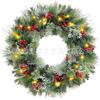Christmas Wreath Door Hanging Decor Home Mall Window Party Festive Simulation Ornament