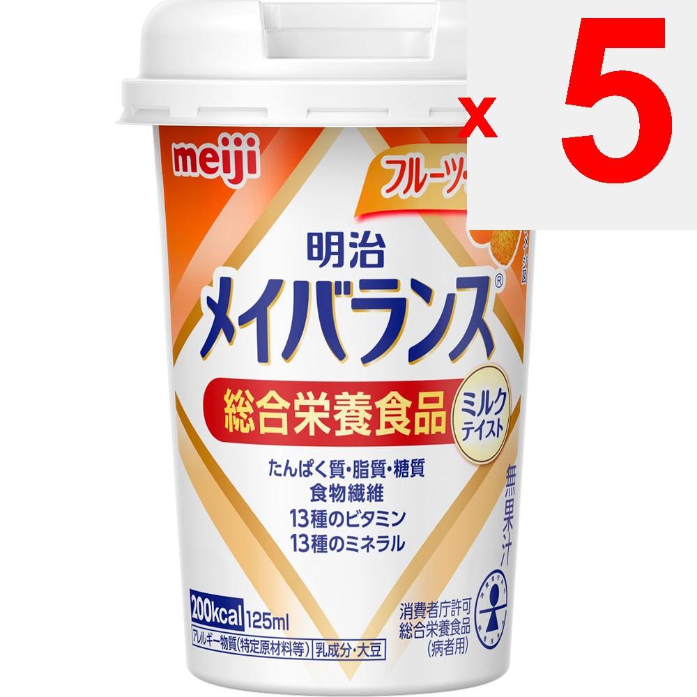 Meiji (tidigare Meiji Mjölkprodukter) Mei Balance Mini Cup Fruktsmak 125ml Maybalance Thia Förpackning Maybalance