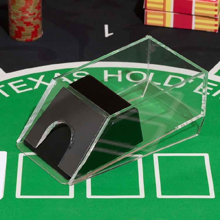 Blackjacks Shoe and Discard Tray Clear Blackjacks Shoe Discard Tray Acrylic Dispenser Discard Holder Trays