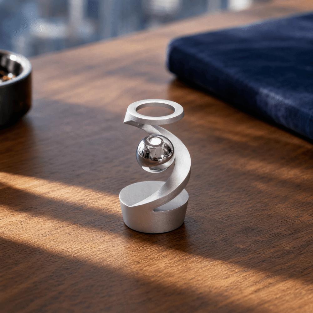Závěsný levitující gyroskop 3,03x1,77 palce Stolní hračka Spinner Kinetická stolní hračka Úleva od stresu