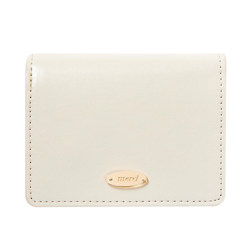Simple Half Wallet Beige (28003162)