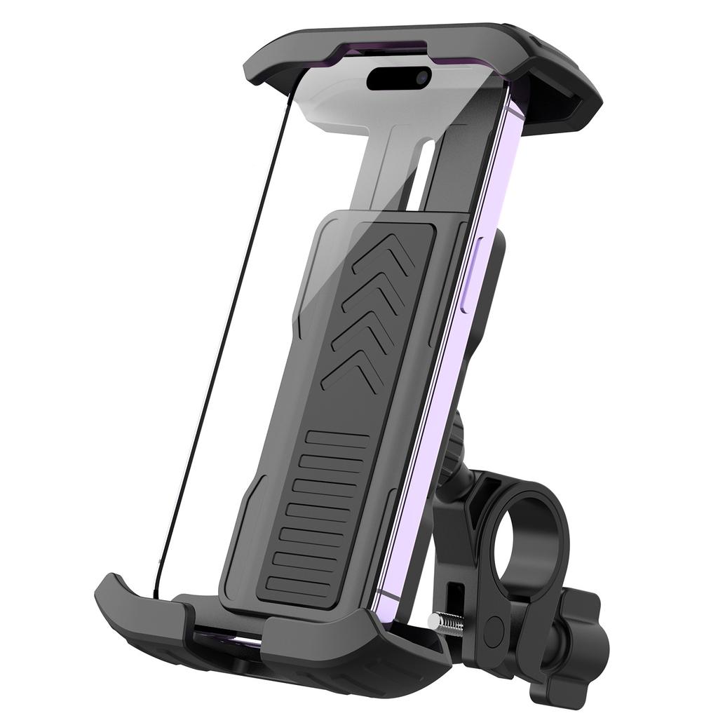 New Innovations 2025 Sturdy Anti-Shake Bicycle Cycling Motorcycle Metal Mountain Bike Cell Phone Holder