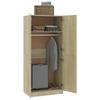 VidaXL Wardrobe Sonoma Oak 80x52x180 Cm Chipboard