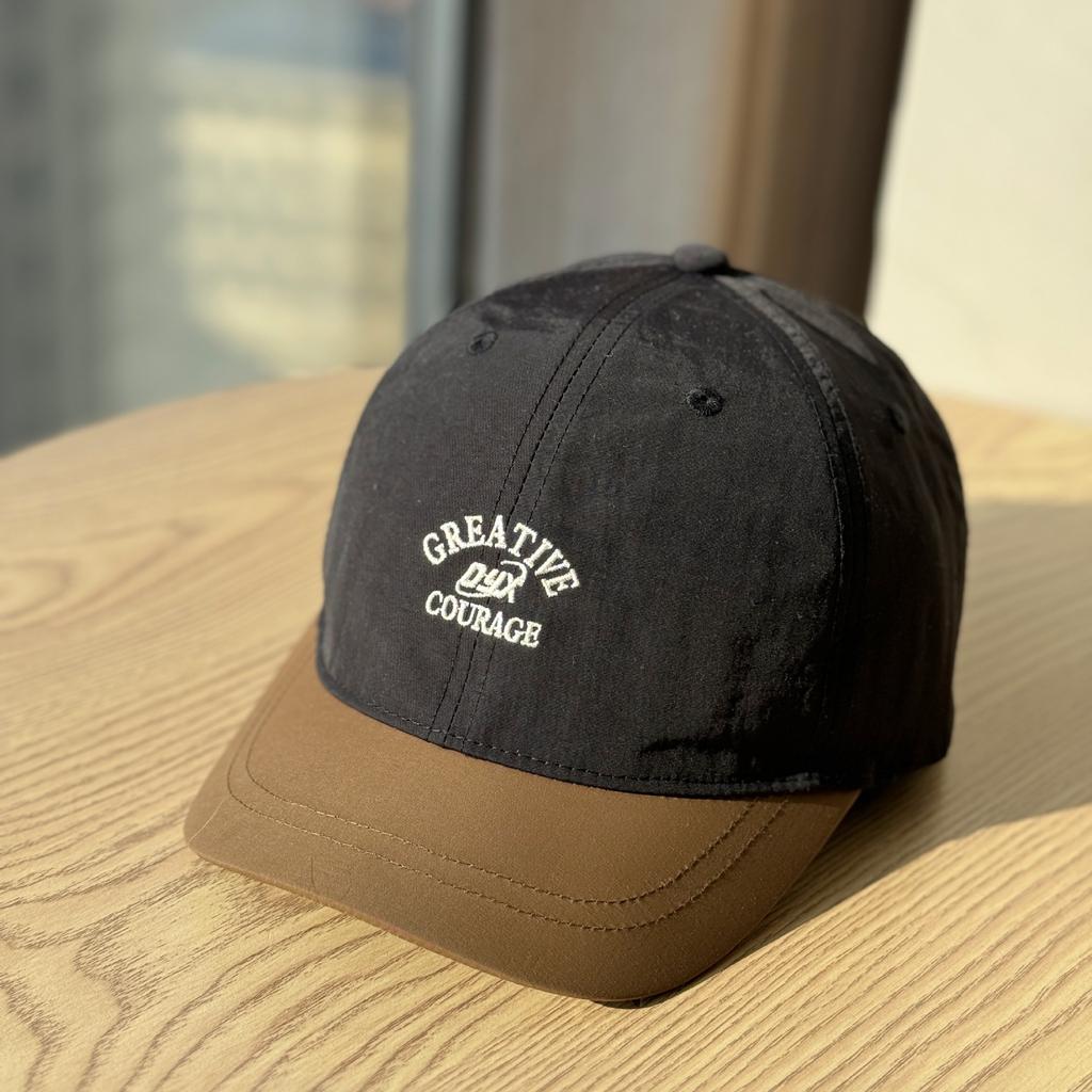 New American retro style soft-top baseball cap with contrasting colors and lettering, trendy for both men and women2026Large-cap size baseball cap