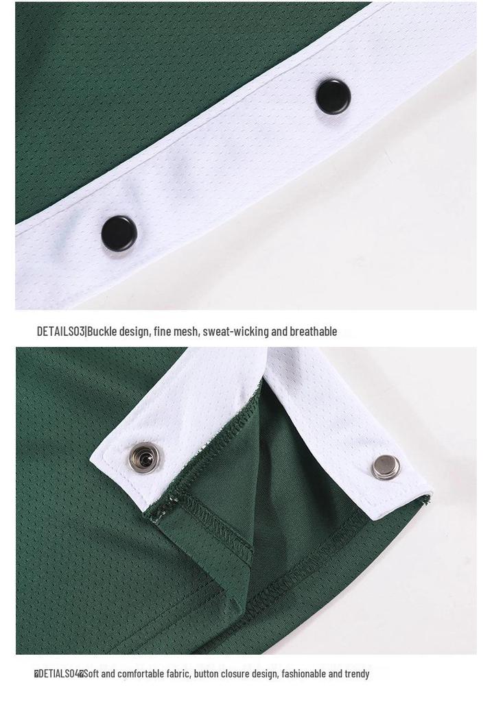Men's American Style Quick-Dry Sports Shorts - Basketball & Marathon Training Snap-Button Loose Fit - Five-Point Length