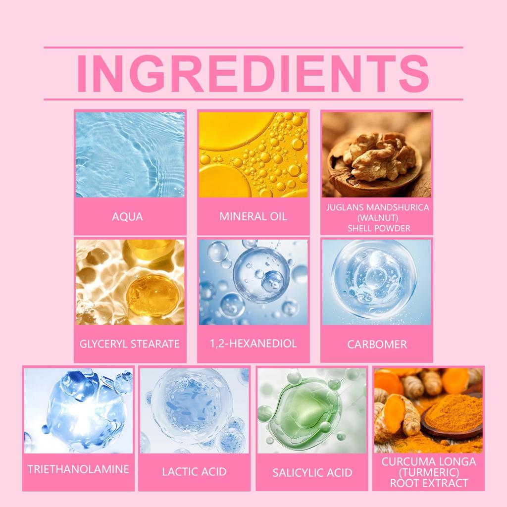 Exfoliating Scrub, For Bikini Areas, Moisturizing Scrub, Smooth And Rejuvenating Scrub, Body Scrub