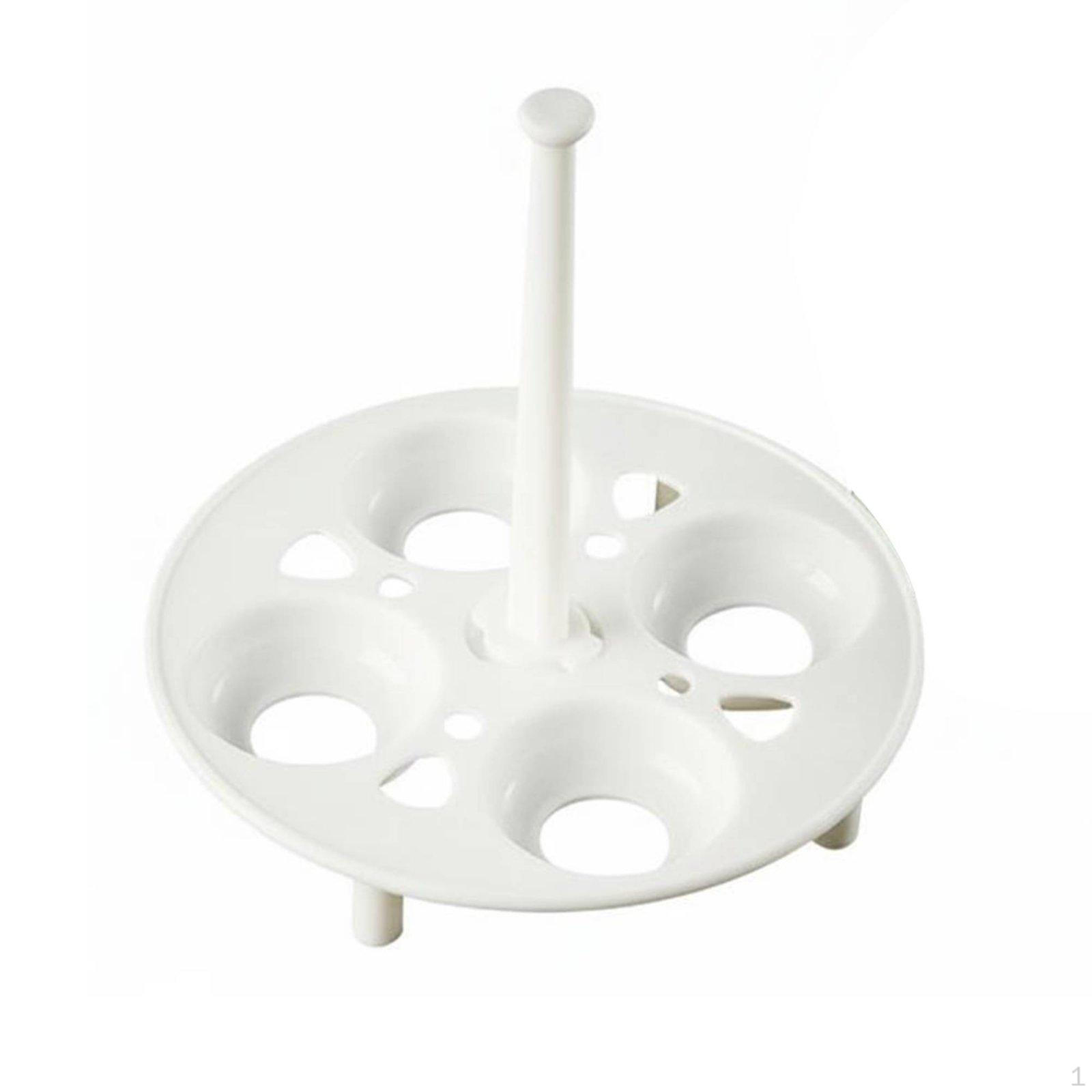 Egg Tray Steamer Rack High Temperature Resistant MultiHole Steaming Round 4hole