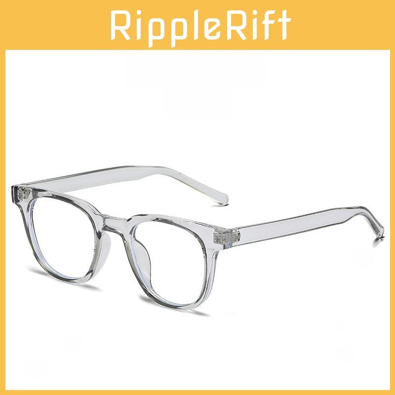 Version Blue Light Blocking Glasses For Women With Retro Square Frame And Resin Lenses