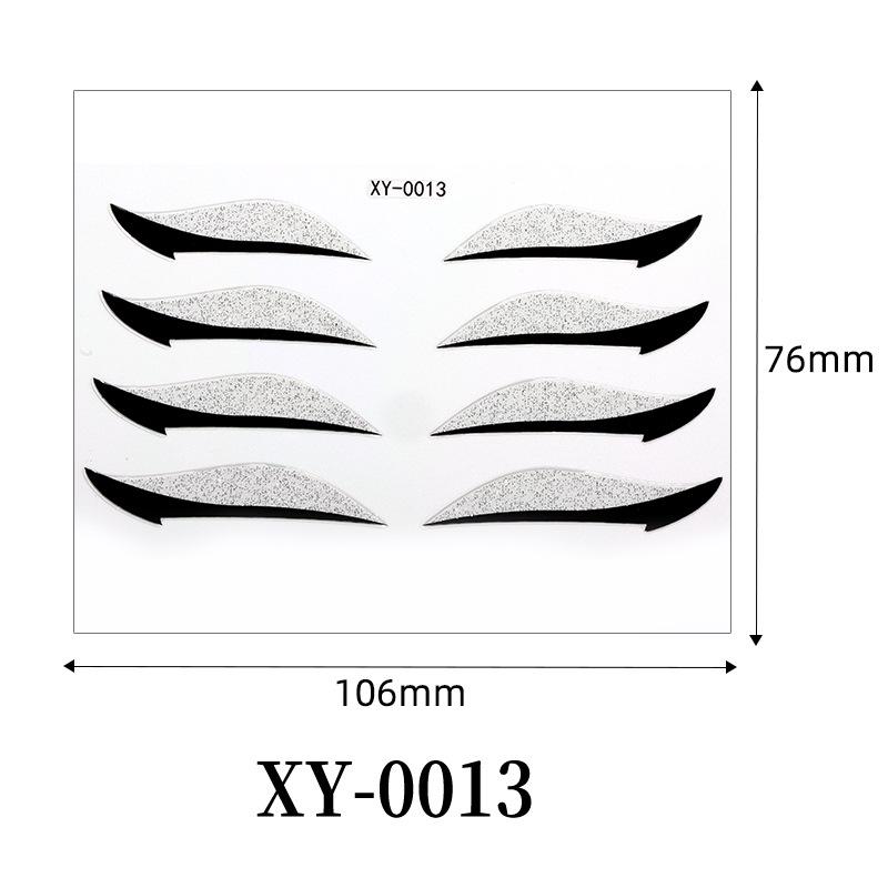 European Waterproof Self-Adhesive Eye Shadow & Eyeliner Stickers for Party & Stage Makeup