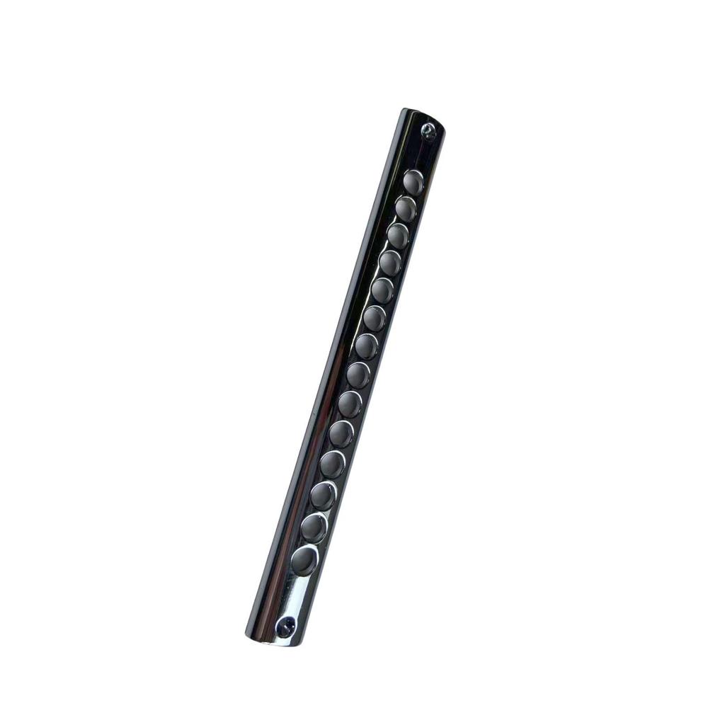 He Lai Beginner 12-Hole C Key Chromatic Harmonica with Detachable Metal Mouthpiece