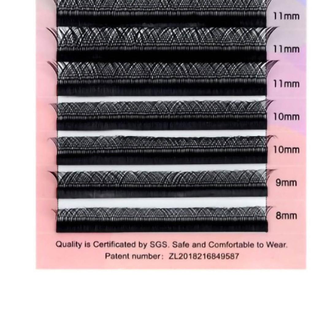 Volume Eyelash Extension Easy Fan Black Soft Y Shape Self Fanning Lash Extensions Black-0.07D